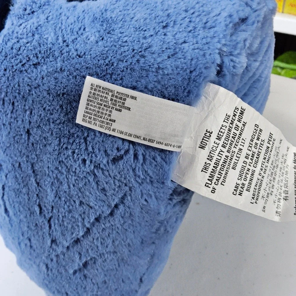 Disney Stitch‎ Plush Pillow Pet Kids OS Blue Lilo & Stitch Folding Travel Toy